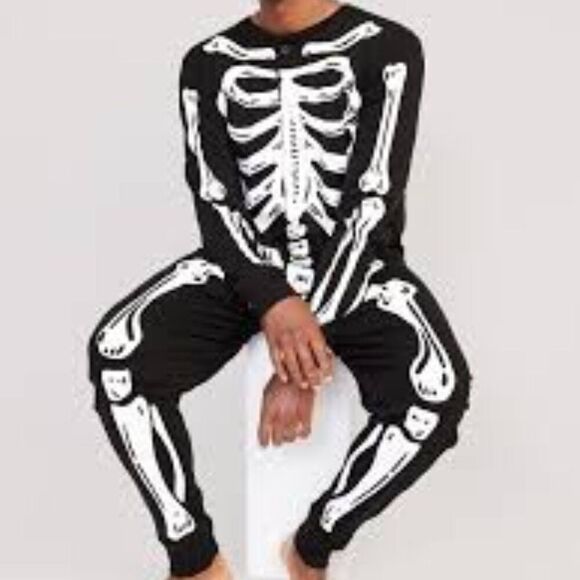 Men's Old Navy Skeleton Pajama OnsieNEW